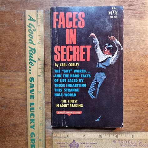 Faces In Secret Vintage Gay Pulp Pec Paperback Rare Sleaze Carl Corley Hot