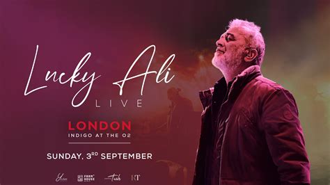 Lucky Ali Live | The O2