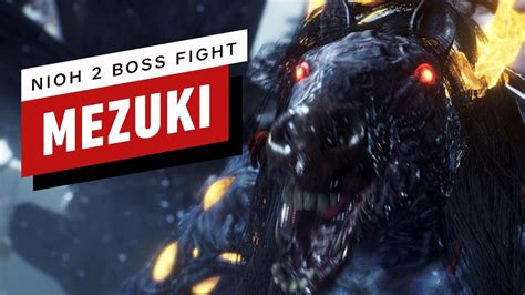 Nioh Walkthrough Mezuki Boss Fight Youtube