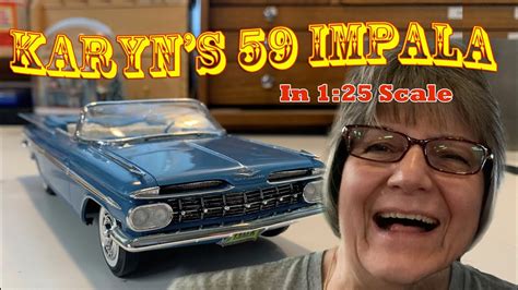 Karyns 125 Scale Monogram 59 Impala Plastic Model Car Kit Youtube