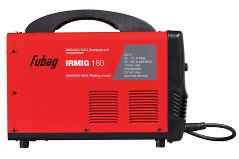 Fubag IRMIG 180 38608 + горелка FB 250 3 м инструкция, характеристики ...
