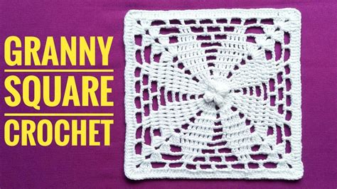 Cómo Tejer Cuadrado a CROCHET paso a paso Granny square crochet Teje