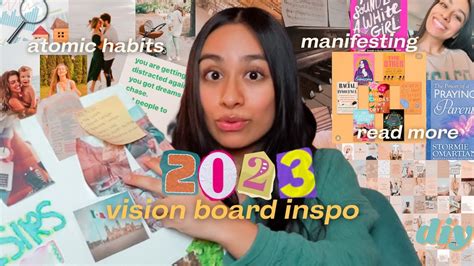 I Partied All January But Finally Creating My Vision Board 2023 Youtube