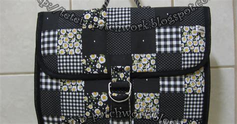 Tetéia Patchwork Organizador de lingerie estampa patchwork preto cod 21