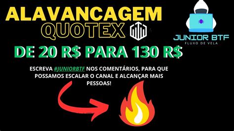 Alavancagem Quotex De 20 R para 130 R Opções Binarias Explicando