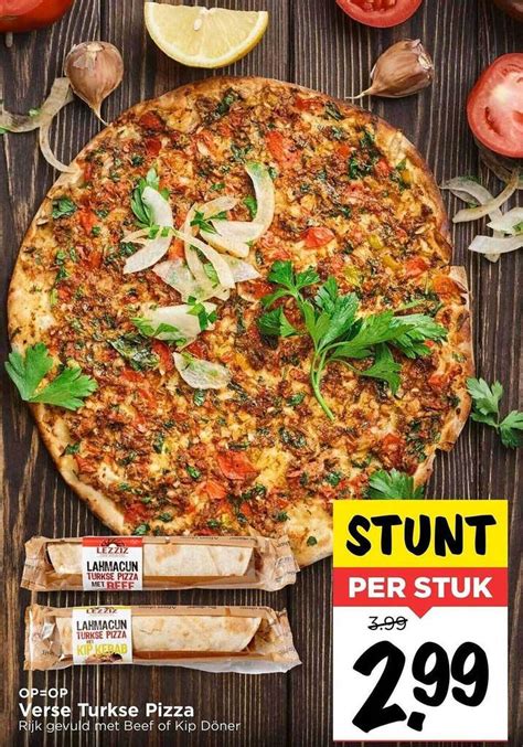 Verse Turkse Pizza Aanbieding Bij Vomar Voordeelmarkt