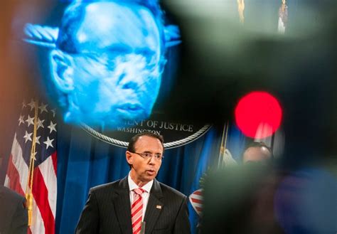 Former Deputy Attorney General Rod Rosenstein