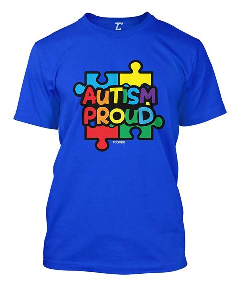 Autism Proud Puzzle Piece Autism Awareness T Shirt Jznovelty