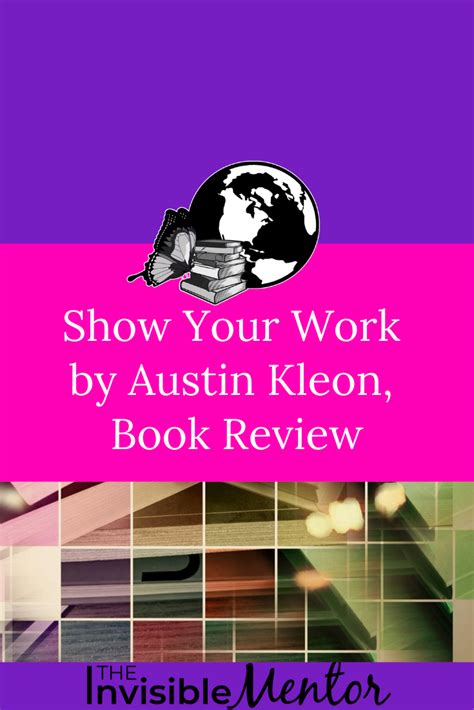 Show Your Work by Austin Kleon, Book Review