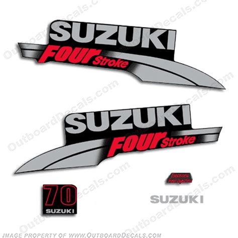 Suzuki Df Four Stroke Outboard Engine Decals Sticker Kit Archives