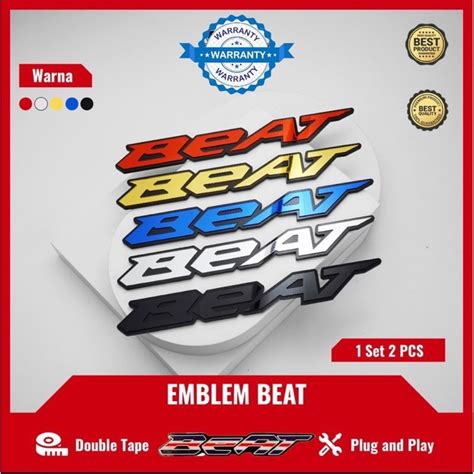 Jual Sticker Timbul Emblem Logo Beat D Emblem Motor Honda Beat Harga