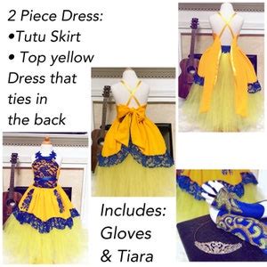 Mal Descendants 2 Costume Mal Descendants 2 Coronation Yellow Dress ...