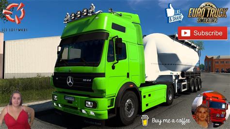 Euro Truck Simulator 2 1 48 Mercedes Benz SK By XBS V1 3 8 1 48 New