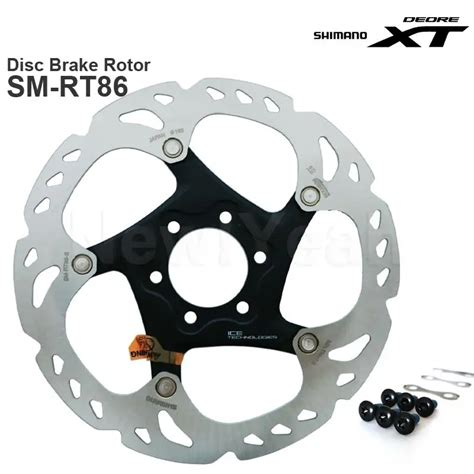 SHIMANO DEORE XT M8000 SLX 6 Bolt Disc Brake Rotor SM RT86 203 180