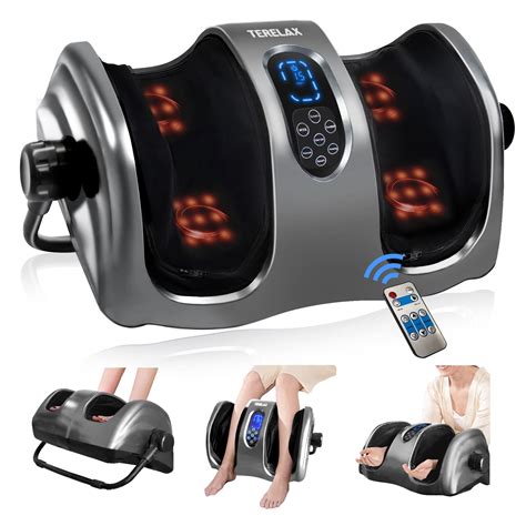 Terelax Foot Massager Machine Shiatsu Foot Calf Massager With Heat