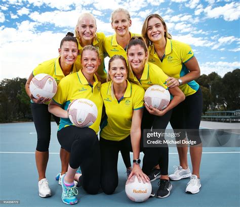 Australian Netball players Madi Robinson Jo Weston, Caitlin Thwaites ...