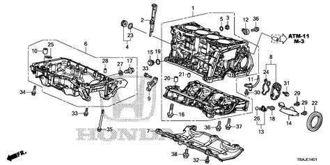 Honda Civic Pan Assy Oil Block Cylinder Ba A Norm