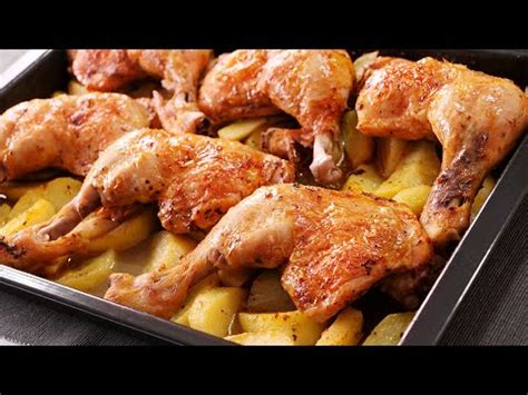 Como preparar cuartos de pollo al horno Mesón Sampa Tu referente