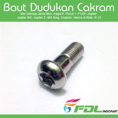 Jual Baut Dudukan Kaliper Cakram Yamaha 10x25 Mio Nouvo Jupiter MX Vega