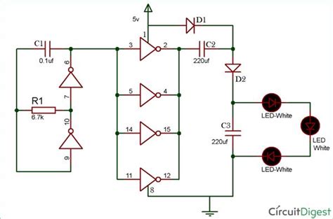 Flashlight Circuit Diagram