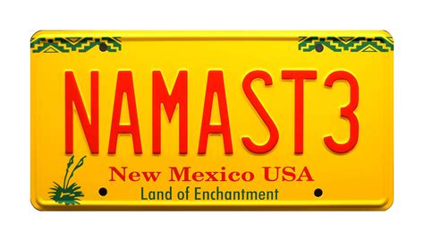 Buy Breaking Bad Namaste Metal Stamped License Plate Online At Desertcartindia