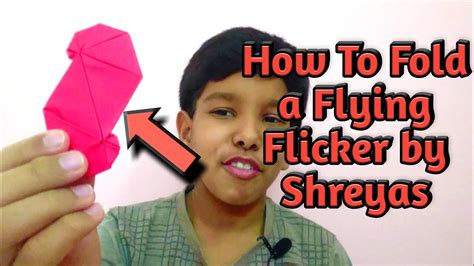 Origami Flying Flicker Youtube