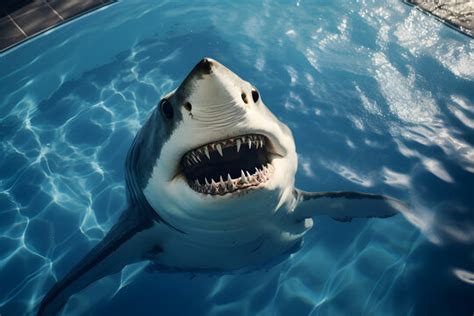 Shark In Swimming Pool