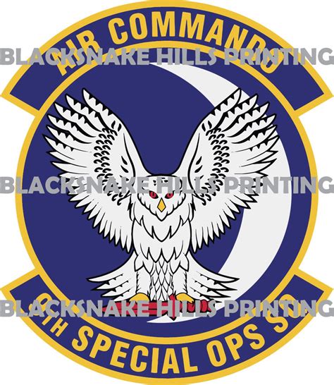 9th Special Operations Squadron Patch Vector Image Files Ai Etsy