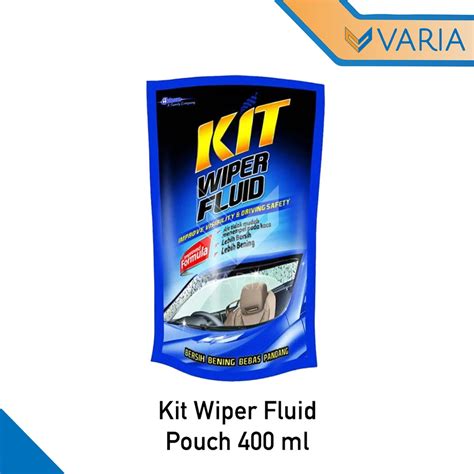 Jual Kit Wiper Fluid Cairan Pembersih Kaca Mobil Pouch 400 Ml Shopee