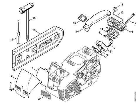 Illustrated Diagram Of Stihl Chainsaw Parts