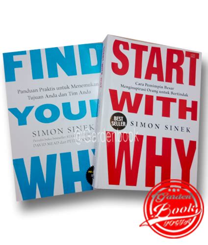 Paket 2 Buku START WITH WHY Dan FIND YOUR WHY By Simon Sinek