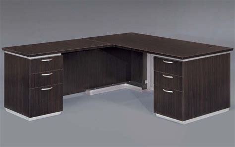 The Office Leader Contemporary 66 L Shape Office Desk Workstation