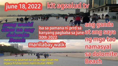 Reopening Ng Dolomite Beach Sa Manilabay Dinagsa Ng Maraming Tao Youtube