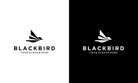 Blackbird Logo Vector Abstract Modern Business 10759036 Vector Art at ...