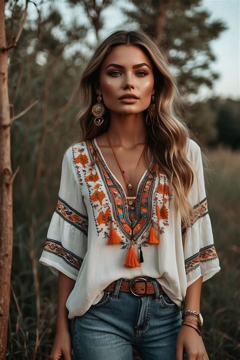 10 Boho Chic Outfits For A Hippie Spring In 2024 Boho Fashion Hippie Hippie Style Clothing