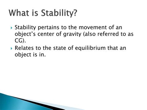 PPT - Stability PowerPoint Presentation, free download - ID:3481248 
