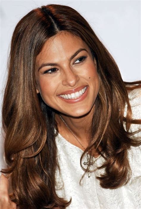 1001 Exemples Favorites Des Cheveux Chatain Foncé Eva Mendes Hair