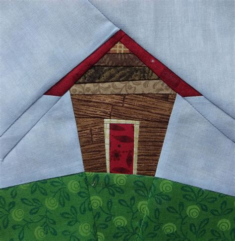 Kathy S Wonky Paper Pieced House House Quilt Block House Quilt