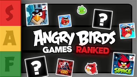 I Ranked Every Angry Birds Game Youtube