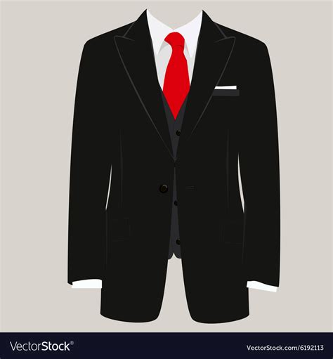 Man Suit Royalty Free Vector Image Vectorstock