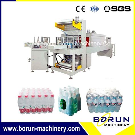 High Speed Film Packing Machine For Plastic Bottles Glass Bottles Tin