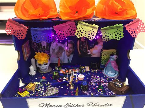 Día de los muertos ofrenda project | School projects, Educational ...