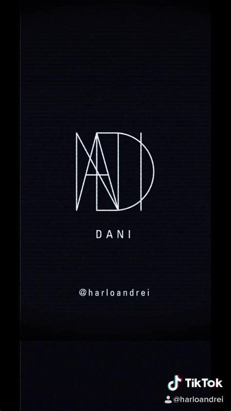 Dani Name Logo Design Typography V Deo Em Nome De Loja