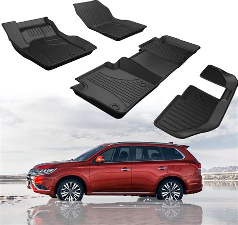 Amazon GINOWY Floor Mats Cargo Liner For Mitsubishi Outlander