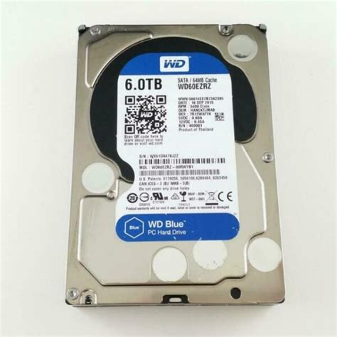 Western Digital WD Blue 6TB 3 5 5400 RPM Internal Hard Drives