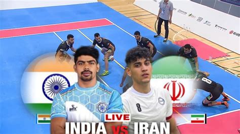 India Vs Iran Kabaddi Final Match Live Pawan Sehrawat Vs Shadloui