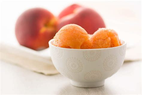 Easy Homemade Peach Sorbet Stemilt