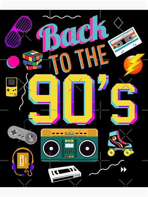 "Back To The 90s - I Love 80s Love 90s" Poster for Sale by DrVx | Redbubble