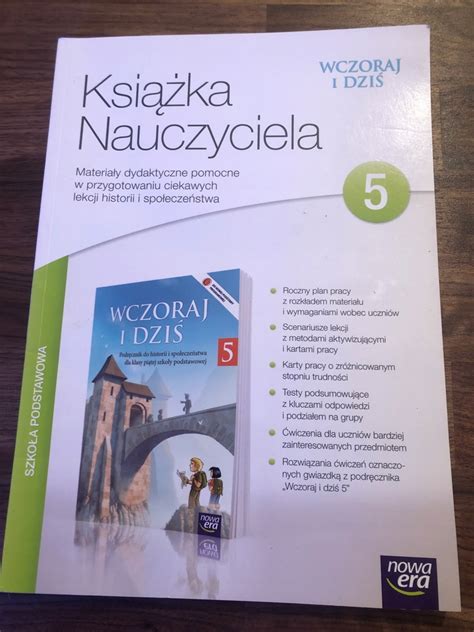 Książka nauczyciela HISTORIA wczoraj i dziś 5 8454058766 oficjalne