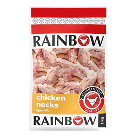 Rainbow Chicken Necks 1x1kg Superb Hyper